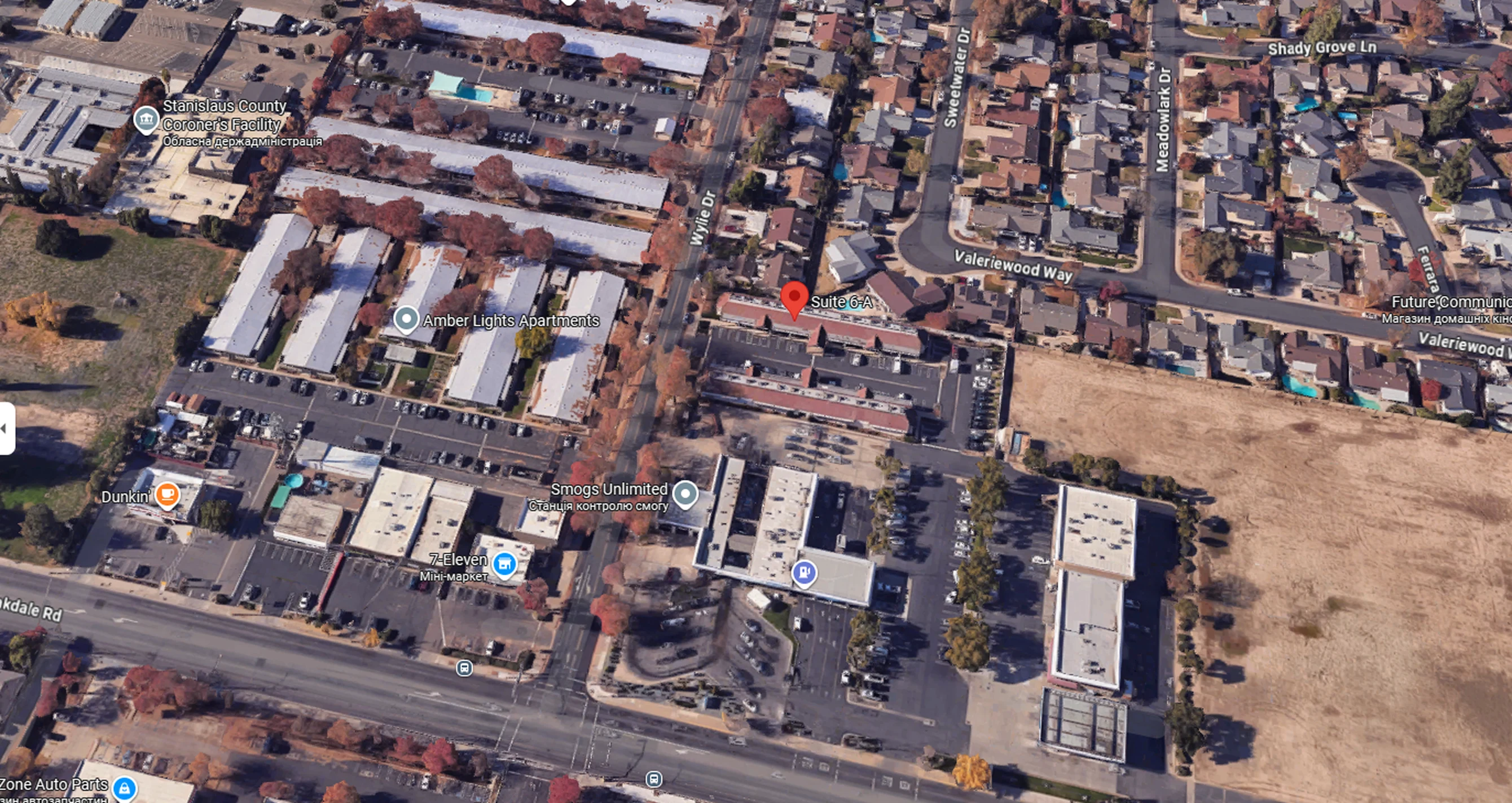 Our Office Location - 2125 Wylie Dr. Suite #6, Modesto, CA 95355